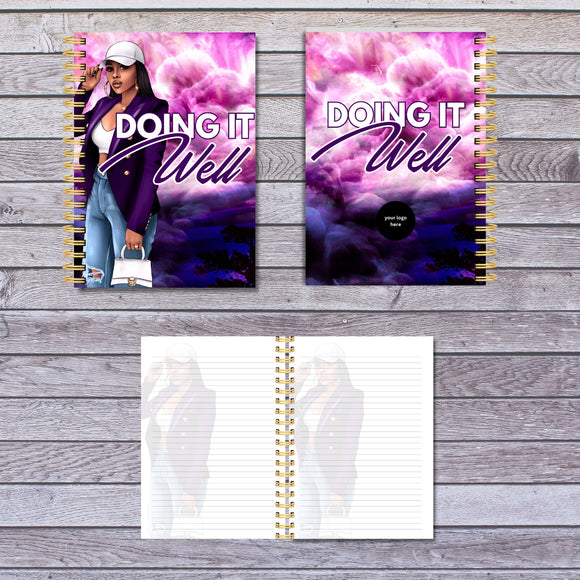Doing It well journal template ... Canva Templates
