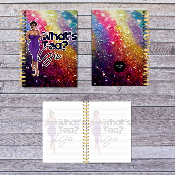 What's Tea? journal template ... Canva Templates