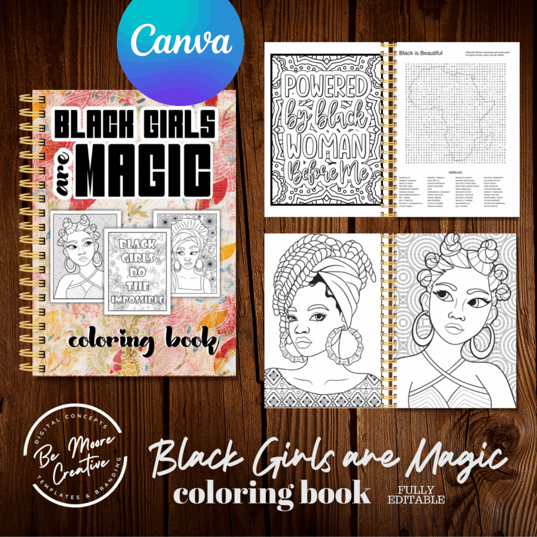Canva Coloring Book Template