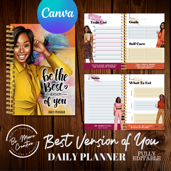 Best of You journal Planner Template - Canva