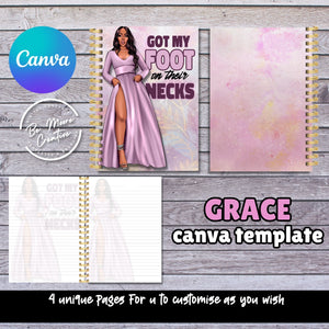 Foot on Neck ... Canva Templates
