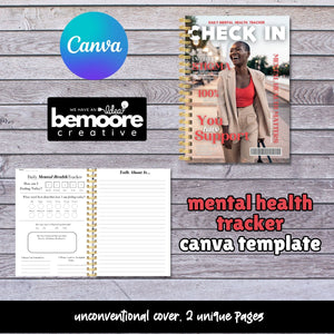 Check In journal template ... Canva Templates