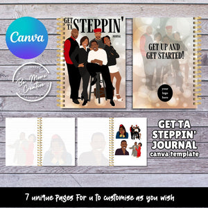Get Ta Steppin Journal Template  ... Canva Templates