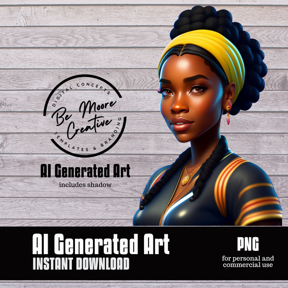AI Generated Art 25- Digital Download