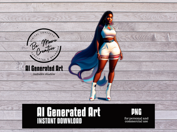 AI Generated Art 96 Digital Download