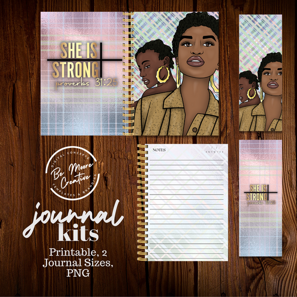 Strong Printable Journal Kit PNG
