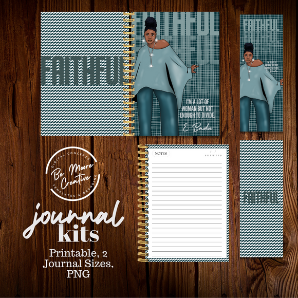 Faithful Printable Journal Kit PNG