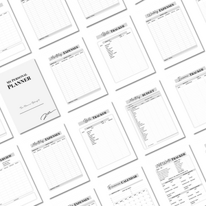 Mega  Journal/Planner Template Fully Editable - Canva