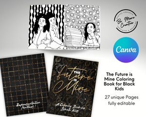 The Future is Mine Coloring Book Template - Canva