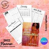 2022 Planner 4 Cover Option  Template - Canva