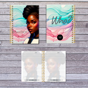 Who Gone Stop Me  journal template ... Canva Templates