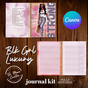 STRONG Journal Kit Template Canva