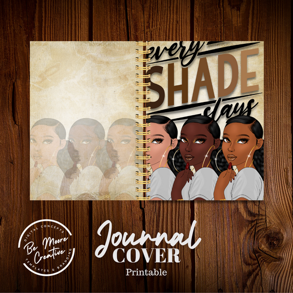 Printable Journal COVER  PNG