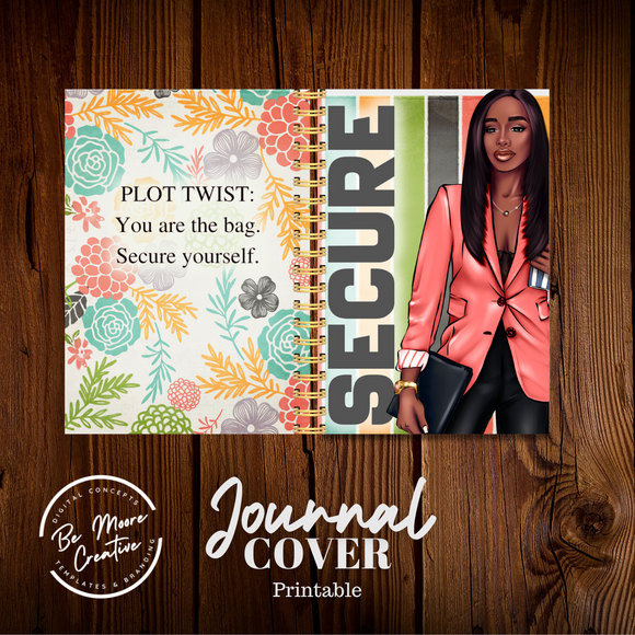SECURE Printable Journal COVER  PNG