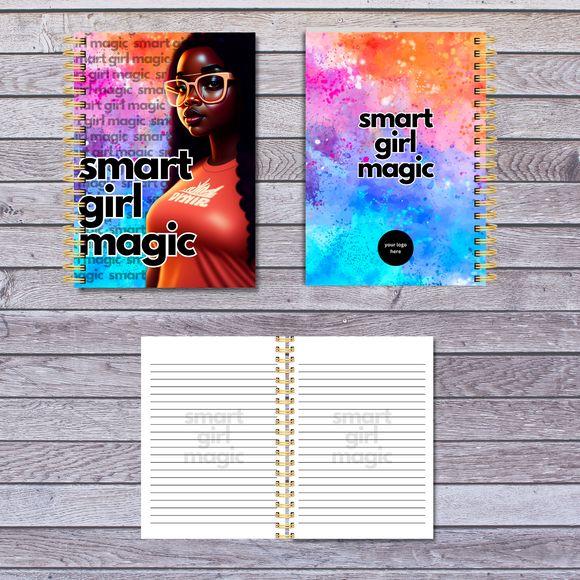 Smart Girl Magic  journal template ... Canva Templates