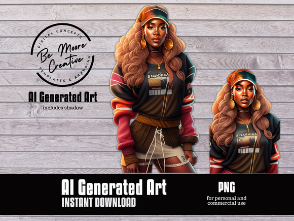 AI Generated Art 66- Digital Download