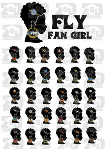 Fly Fan Girl DIGITAL FILE BUNDLE