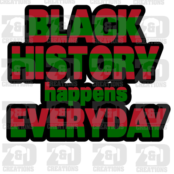 BLACK HISTORY EVERYDAY DIGITAL FILE WORDS