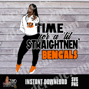 Bengals straightenen  DIGITAL FILE