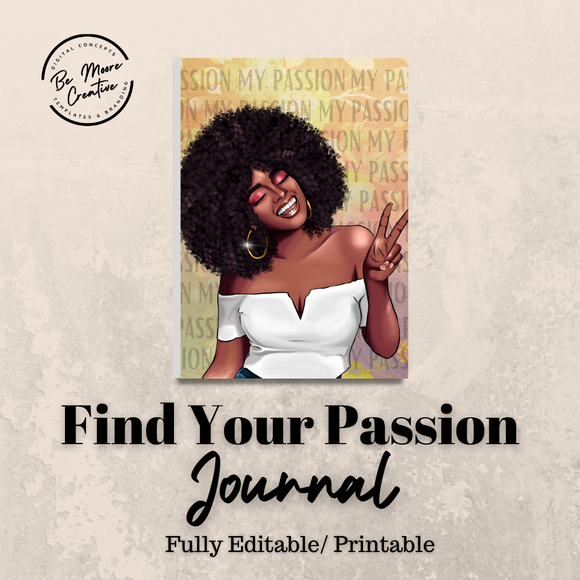 Find Your Passion Planner Template - Canva