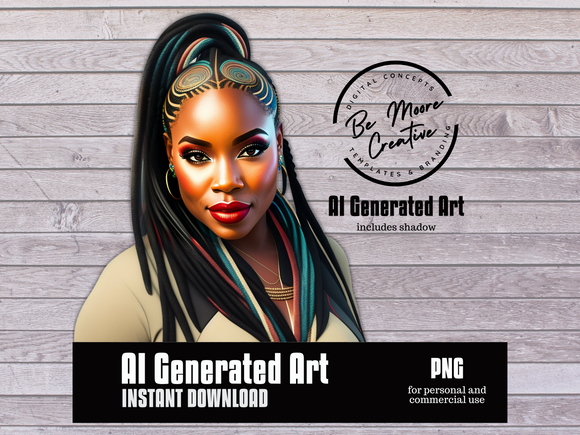 AI Generated Art 120 Digital Download