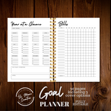 Goals Planner Journal Template Fully Editable - Canva