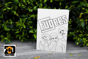Fugees  Coloring Book Page