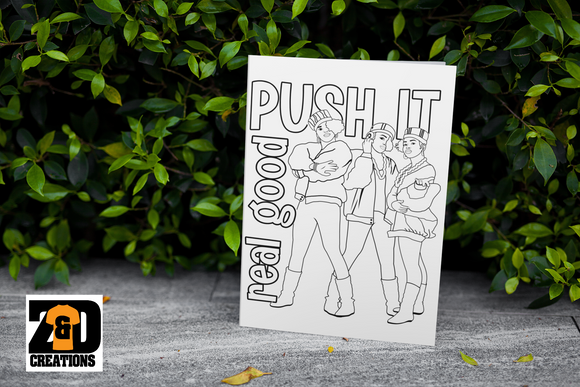 Push It Coloring Book Pages