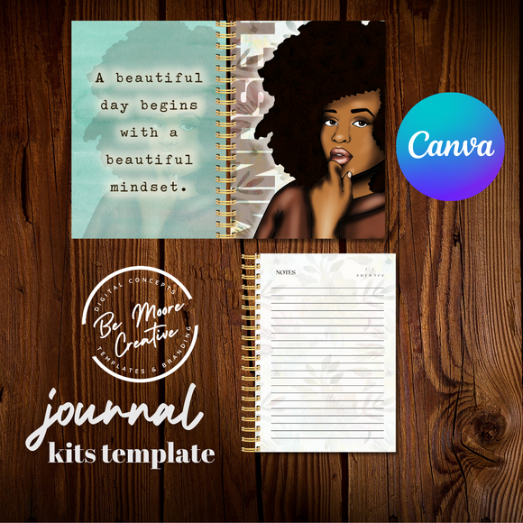 MINDSET Journal Kit Template Canva