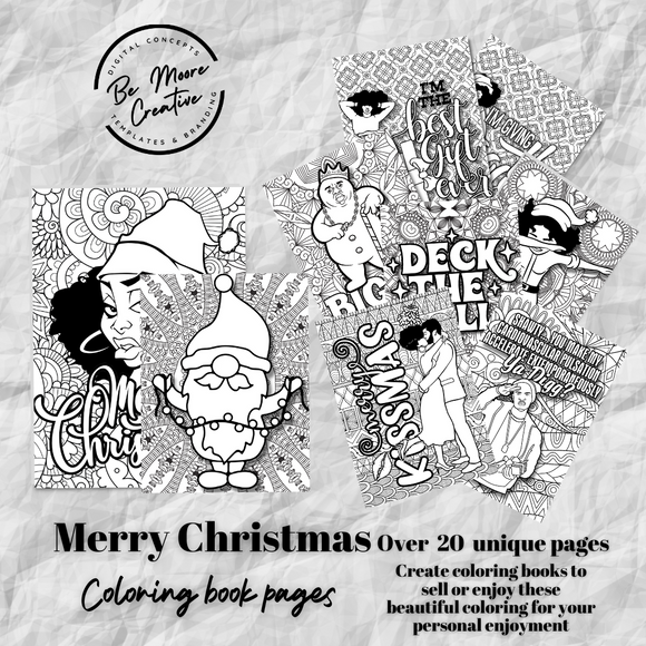 CHRISTMAS Coloring Book Template - Canva