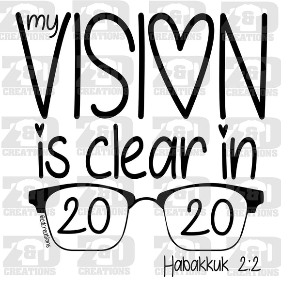 VISION IS CLEAR DIGITAL FILE WORDS